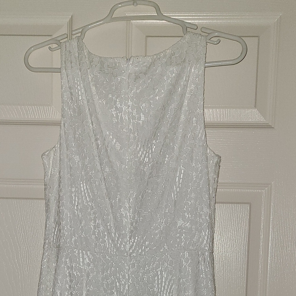 Short White Lace ParthDress